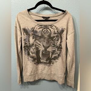 ROCK AND REPUBLIC TIGER SWEATSHIRT